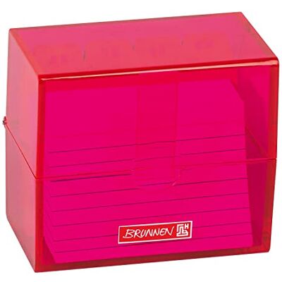 PARTY DISCOUNT NEU BRUNNEN Karteikasten / Karteikartenbox DIN A8, mit Karteikarten, pink PARTY DISCOUNT NEU BRUNNEN Karteikasten / Karteikartenbox DIN A8, mit Karteikarten, pink