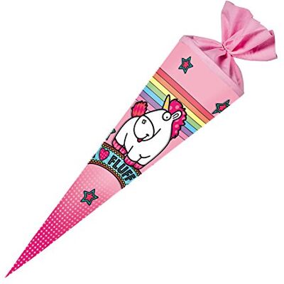 Nestler 5709752 Schultüte Fluffy, rund, 70 cm Nestler 5709752 Schultüte Fluffy, rund, 70 cm