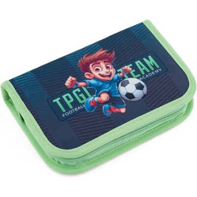 TOPGAL Penn Federmäppchen für Jungen/Kinder mit Zwei Klappen, gepolstert, mit Stundenplan und Gummischlaufen. (Penn 25011) TOPGAL Penn Federmäppchen für Jungen/Kinder mit Zwei Klappen, gepolstert, mit Stundenplan und Gummischlaufen. (Penn 25011)