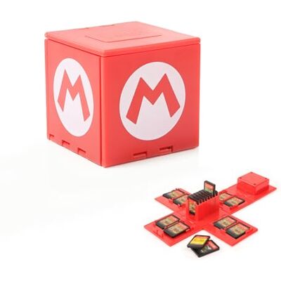 Nintendo doepeBAE Switch Spiele Aufbewahrung für 16 Karten – Kompakte Hülle mit Pop-Up Knopf – Stoßfestes Etui für Switch Spielekarten (A2) Nintendo doepeBAE Switch Spiele Aufbewahrung für 16 Karten – Kompakte Hülle mit Pop-Up Knopf – Stoßfestes Etui für Switch Spielekarten (A2)