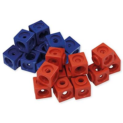 TimeTEX 100er Set Steckwürfel Rot Blau 50 Rot 50 Blau im Beutel 1,7 cm Kantenlänge 93720 TimeTEX 100er Set Steckwürfel Rot Blau 50 Rot 50 Blau im Beutel 1,7 cm Kantenlänge 93720