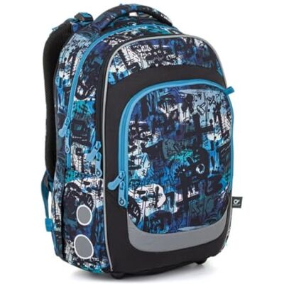 TOPGAL Schulrucksack für Jungen ab 2. Klasse, ergonomisch mit Rückenverstärkung, wasserabweisend & leicht, mit reflektierenden Elementen, 27 L Schulranzen mit Brustgurt. (Urban Motion) TOPGAL Schulrucksack für Jungen ab 2. Klasse, ergonomisch mit Rückenverstärkung, wasserabweisend & leicht, mit reflektierenden Elementen, 27 L Schulranzen mit Brustgurt. (Urban Motion)