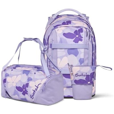 Satch Pack Pencil Slider Edition Schulrucksack Set 3tlg. inkl. Sporttasche (Lilac Blossom) Satch Pack Pencil Slider Edition Schulrucksack Set 3tlg. inkl. Sporttasche (Lilac Blossom)