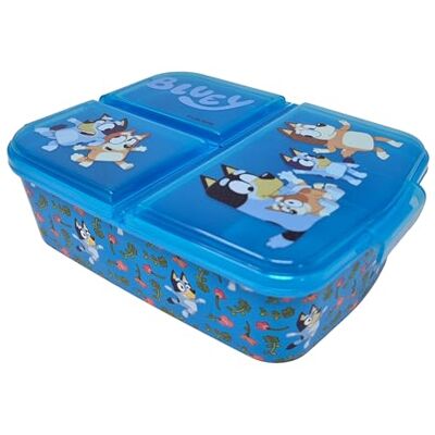 Theonoi Bluey Brotdose für Kinder – Lunchbox mit 3 Fächern & Unterteilung – BPA-freie Sandwichbox für Schule, Kindergarten mit Bluey & Bingo Theonoi Bluey Brotdose für Kinder – Lunchbox mit 3 Fächern & Unterteilung – BPA-freie Sandwichbox für Schule, Kindergarten mit Bluey & Bingo