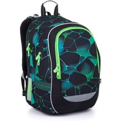 TOPGAL Schulrucksack für Jungen ab 2. Klasse, ergonomisch & leicht, wasserabweisend, mit reflektierenden Elementen, 26 L Schulranzen mit Brustgurt & Rückenpolsterung (Grün) TOPGAL Schulrucksack für Jungen ab 2. Klasse, ergonomisch & leicht, wasserabweisend, mit reflektierenden Elementen, 26 L Schulranzen mit Brustgurt & Rückenpolsterung (Grün)