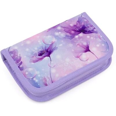 TOPGAL Penn Federmäppchen für Mädchen/Kinder mit Zwei Klappen, gepolstert, mit Stundenplan und Gummischlaufen. (Penn 24050) TOPGAL Penn Federmäppchen für Mädchen/Kinder mit Zwei Klappen, gepolstert, mit Stundenplan und Gummischlaufen. (Penn 24050)