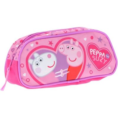 Undercover Peppa und Suzi Schlamperetui Federmäppchen für Kinder, 22,5 x 9 x 9 cm, 50 g Undercover Peppa und Suzi Schlamperetui Federmäppchen für Kinder, 22,5 x 9 x 9 cm, 50 g