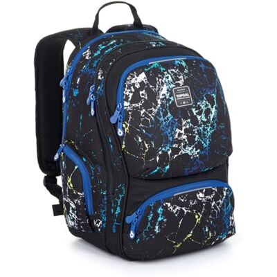 TOPGAL ROTH Schulrucksack ab der 5. Klasse (ca. 145 cm), ergonomisch mit Aluminiumverstärkung, wasserabweisend & leicht, mit reflektierenden Elementen, 27 L Schulranzen mit Brustgurt & Laptopfach. (Vintage) TOPGAL ROTH Schulrucksack ab der 5. Klasse (ca. 145 cm), ergonomisch mit Aluminiumverstärkung, wasserabweisend & leicht, mit reflektierenden Elementen, 27 L Schulranzen mit Brustgurt & Laptopfach. (Vintage)