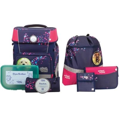 SCHOOL-MOOD Schulranzenset Champion Maxx Leni (Hund) 7-teilig Grundschule Schulrucksack Schulranzen SCHOOL-MOOD Schulranzenset Champion Maxx Leni (Hund) 7-teilig Grundschule Schulrucksack Schulranzen