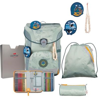 DerDieDas ErgoFlex Easy Exklusiv Neon Schulranzenset 5-teilig Grey Planet DerDieDas ErgoFlex Easy Exklusiv Neon Schulranzenset 5-teilig Grey Planet