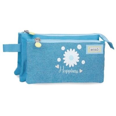 Enso Happiness Triple Denim Etui 22x12x5 cm Polyester Enso Happiness Triple Denim Etui 22x12x5 cm Polyester