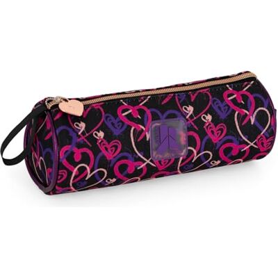 Ross Schlampermäppchen Mädchen (6-12 Jahre/Klasse 1-6) – Rundes Federmäppchen für die Schule – Faulenzer Stifteetui aus 600D Polyester (21x8 cm) – Lovely Vibes Ross Schlampermäppchen Mädchen (6-12 Jahre/Klasse 1-6) – Rundes Federmäppchen für die Schule – Faulenzer Stifteetui aus 600D Polyester (21x8 cm) – Lovely Vibes