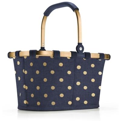 reisenthel carrybag XS Frame metallic dots Blue– Kleiner Stabiler Korb im XS Format Kleiner Variante der Einkaufsikone praktische Innentasche – Elegantes, wasserabweisendes Design reisenthel carrybag XS Frame metallic dots Blue– Kleiner Stabiler Korb im XS Format Kleiner Variante der Einkaufsikone praktische Innentasche – Elegantes, wasserabweisendes Design