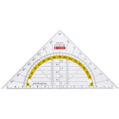 BRUNNEN 10X Geometrie-Dreieck 16cm bruchsicher BRUNNEN 10X Geometrie-Dreieck 16cm bruchsicher