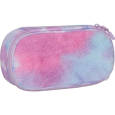 Beckmann , Ovales Schlamperetui Sport Junior Tie Dye, Schlampermäppchen Federetui für die Schule, Pink Beckmann , Ovales Schlamperetui Sport Junior Tie Dye, Schlampermäppchen Federetui für die Schule, Pink