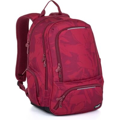 TOPGAL Schulrucksack für Mädchen ab 5. Klasse SURI 23022 (Rot) TOPGAL Schulrucksack für Mädchen ab 5. Klasse SURI 23022 (Rot)