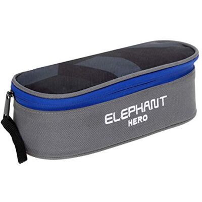 Elephant Mäppchen Jungen Mädchen Federtasche Box Hero Signature Pennal 12773 (Cyber Camo Blau (Schwarz/Blau)) Elephant Mäppchen Jungen Mädchen Federtasche Box Hero Signature Pennal 12773 (Cyber Camo Blau (Schwarz/Blau))