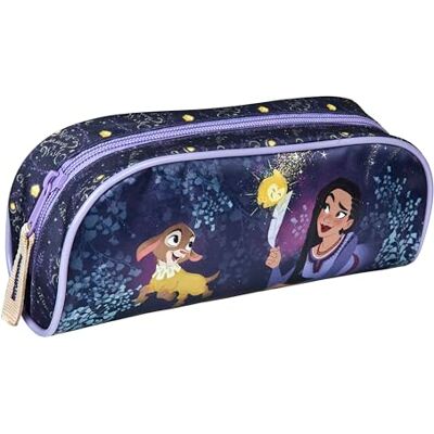 Undercover Disney Wish Schlamperetui Federmäppchen für die Schule Stylisches Etui mit Asha Motiv Schlampermäppchen für Teenager ideal für den Schulanfang Undercover Disney Wish Schlamperetui Federmäppchen für die Schule Stylisches Etui mit Asha Motiv Schlampermäppchen für Teenager ideal für den Schulanfang