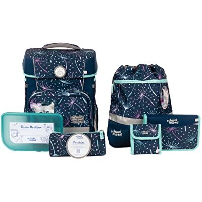 SCHOOL-MOOD Schulranzen Set Kätzchen, 7-teilig Hero Maxx Air+ inkl. Zubehör ergonomischer Schulranzen Jungen & Mädchen Schultasche für Kinder in der 1. bis 4. Klasse Lina (Kätzchen) SCHOOL-MOOD Schulranzen Set Kätzchen, 7-teilig Hero Maxx Air+ inkl. Zubehör ergonomischer Schulranzen Jungen & Mädchen Schultasche für Kinder in der 1. bis 4. Klasse Lina (Kätzchen)