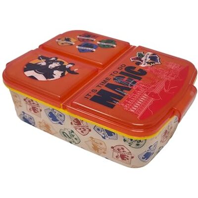 Theonoi Harry Potter Kinder Brotdose- Lunchbox mit 3 Fächern mit Unterteilung aus Kunststoff BPA frei Vesperdose / Sandwichbox für Kindergarten, Schule & Ausflug Theonoi Harry Potter Kinder Brotdose- Lunchbox mit 3 Fächern mit Unterteilung aus Kunststoff BPA frei Vesperdose / Sandwichbox für Kindergarten, Schule & Ausflug