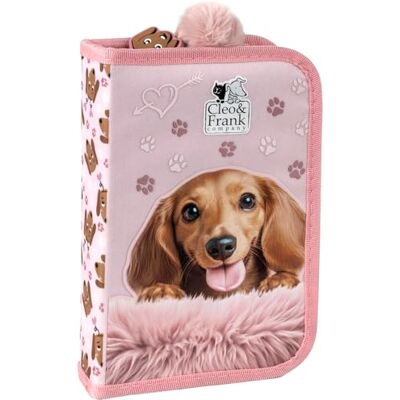 Derform Süßer Hund Dackel Federtasche gefüllt Federmäppchen Federmappe Stifte Mäppchen Derform Süßer Hund Dackel Federtasche gefüllt Federmäppchen Federmappe Stifte Mäppchen