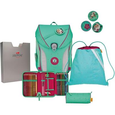 DerDieDas ErgoFlex MAX Schulranzenset 5-teilig Peppermint Pony DerDieDas ErgoFlex MAX Schulranzenset 5-teilig Peppermint Pony