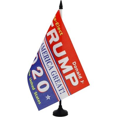 AZ FLAG Tischflagge Donald Trump Keep America Great 2020 21x14 cm Für innen Vereinigten Staaten von Amerika Tischflagge genähte Ausführung mit verstärkten Kanten 100D Polyester AZ FLAG Tischflagge Donald Trump Keep America Great 2020 21x14 cm Für innen Vereinigten Staaten von Amerika Tischflagge genähte Ausführung mit verstärkten Kanten 100D Polyester
