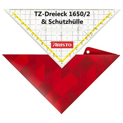 Aristo AR18052B TZ-Dreieck AR1650/2 inkl. Geocover Schutzhülle (Hypotenuse 22,5cm, fester Griff, Tuschenoppen, Geocover mit Lochung und Magnetverschluss) basic Aristo AR18052B TZ-Dreieck AR1650/2 inkl. Geocover Schutzhülle (Hypotenuse 22,5cm, fester Griff, Tuschenoppen, Geocover mit Lochung und Magnetverschluss) basic