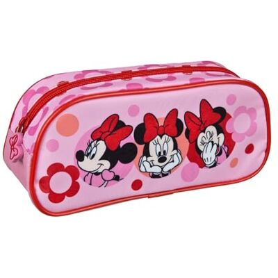 Undercover Minnie Mouse Federmäppchen, Rosa mit Blumenmuster, Schlamperetui für Kinder und Teenies, 22 x 9,5 x 9 cm Undercover Minnie Mouse Federmäppchen, Rosa mit Blumenmuster, Schlamperetui für Kinder und Teenies, 22 x 9,5 x 9 cm