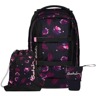 Satch Pack Pencil Slider Light Edition Schulrucksack Set 3tlg. inkl. Sportbeutel (Mystic Night) Satch Pack Pencil Slider Light Edition Schulrucksack Set 3tlg. inkl. Sportbeutel (Mystic Night)