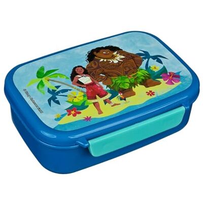 Undercover Vaiana 2 Brotdose mit Einsatz, Kunststoff Lunchbox für Kinder, BPA-frei, Blau, 18 x 13,5 x 6 cm Undercover Vaiana 2 Brotdose mit Einsatz, Kunststoff Lunchbox für Kinder, BPA-frei, Blau, 18 x 13,5 x 6 cm