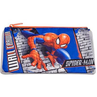 Disney Spider-Man Jungen Federmäppchen mit Mehreren Fächern, Reißverschluss, Schulmäppchen, blau, Spider-Man Disney Spider-Man Jungen Federmäppchen mit Mehreren Fächern, Reißverschluss, Schulmäppchen, blau, Spider-Man