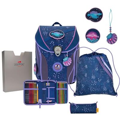 DerDieDas ErgoFlex MAX Schulranzenset 5-teilig Deep Ocean DerDieDas ErgoFlex MAX Schulranzenset 5-teilig Deep Ocean