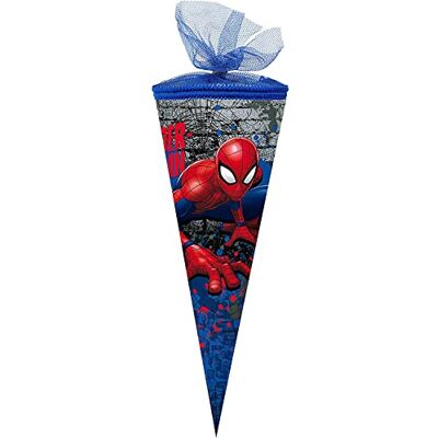 Nestler Schultüte Spider-Man 2018 Zuckertüte Schulanfang Einschulung Schule: Größe: 22cm rund Nestler Schultüte Spider-Man 2018 Zuckertüte Schulanfang Einschulung Schule: Größe: 22cm rund