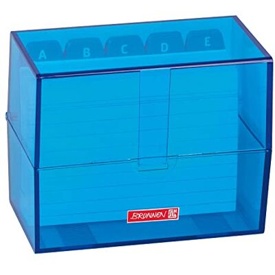 PARTY DISCOUNT NEU BRUNNEN Karteikasten / Karteikartenbox DIN A7, mit Karteikarten, azur PARTY DISCOUNT NEU BRUNNEN Karteikasten / Karteikartenbox DIN A7, mit Karteikarten, azur