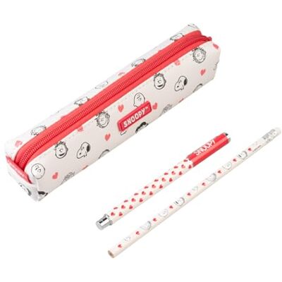 Grupo Erik Peanuts Snoopy Federmäppchen mit Stiften Mäppchen Merch Federmappe mit Kugelschreiber & Bleistift Schulmäppchen Federtasche Mädchen Jungen Schlampermäppchen Geschenke Einschulung Grupo Erik Peanuts Snoopy Federmäppchen mit Stiften Mäppchen Merch Federmappe mit Kugelschreiber & Bleistift Schulmäppchen Federtasche Mädchen Jungen Schlampermäppchen Geschenke Einschulung