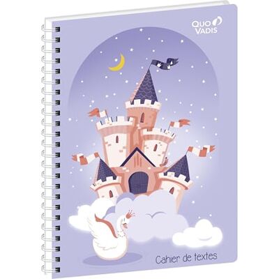 QUO VADIS Hausaufgabenheft – Spiralbindung – Französisch – Louise & Arthur – Tageskalender – 15 x 21 cm – weißes Papier Clairefontaine – hergestellt in Frankreich QUO VADIS Hausaufgabenheft – Spiralbindung – Französisch – Louise & Arthur – Tageskalender – 15 x 21 cm – weißes Papier Clairefontaine – hergestellt in Frankreich