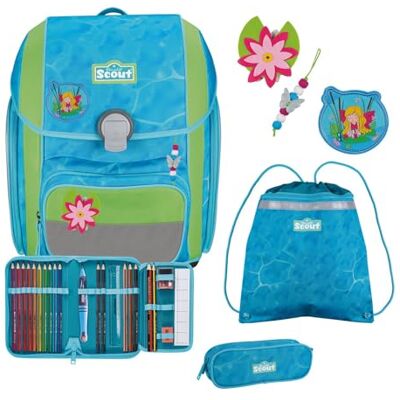 Scout Genius DIN Schultasche-Set - Blau Scout Genius DIN Schultasche-Set - Blau