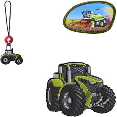 Step by Step Magic Mags Tractor Jimmy, 3-teilig, 2 Magnet-Applikationen und 1 Anhänger, Landwirtschaft, passend zum Schulranzen oder Vorschulrucksack Step by Step Magic Mags Tractor Jimmy, 3-teilig, 2 Magnet-Applikationen und 1 Anhänger, Landwirtschaft, passend zum Schulranzen oder Vorschulrucksack