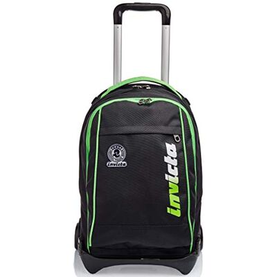 Invicta Trolley, Rucksack mit Trolleyfunktion, 3 in 1, Schulranzen mit Rollen, Abnehmbarer Rucksack, ab 1. Klasse, für Schule, Gymnasium, Reisen&Freizeit, Mädchen&Jungen, schwarz, New TECH KUPANG Invicta Trolley, Rucksack mit Trolleyfunktion, 3 in 1, Schulranzen mit Rollen, Abnehmbarer Rucksack, ab 1. Klasse, für Schule, Gymnasium, Reisen&Freizeit, Mädchen&Jungen, schwarz, New TECH KUPANG