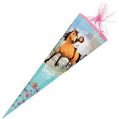 Nestler Schultüte / Zuckertüte / 85cm / eckig / "Spirit Riding free Nestler Schultüte / Zuckertüte / 85cm / eckig / "Spirit Riding free
