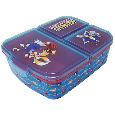 Theonoi Kinder Brotdose Lunchbox Sandwichbox mit Fächern -Brotbox mit Unterteilung aus Kunststoff BPA frei (Sonic) Theonoi Kinder Brotdose Lunchbox Sandwichbox mit Fächern -Brotbox mit Unterteilung aus Kunststoff BPA frei (Sonic)