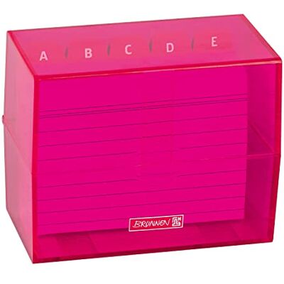 PARTY DISCOUNT NEU BRUNNEN Karteikasten / Karteikartenbox DIN A7, mit Karteikarten, pink PARTY DISCOUNT NEU BRUNNEN Karteikasten / Karteikartenbox DIN A7, mit Karteikarten, pink