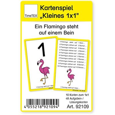 TimeTEX Kartenspiel Kleines 1x1, 60-teilig im Etui mit einprägsamen, schönen Bildern zu den Ziffern 92109 TimeTEX Kartenspiel Kleines 1x1, 60-teilig im Etui mit einprägsamen, schönen Bildern zu den Ziffern 92109
