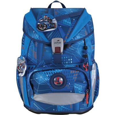 DerDieDas Schulranzen ErgoFlex Light Set 6-teilig Turbo Speed blau DerDieDas Schulranzen ErgoFlex Light Set 6-teilig Turbo Speed blau