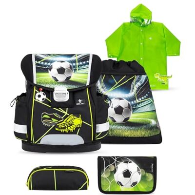 Belmil Classy Schulranzen Set 5 teilig mit Regenponcho (403-13/AG/S/RP) (Champion's Kick) Belmil Classy Schulranzen Set 5 teilig mit Regenponcho (403-13/AG/S/RP) (Champion's Kick)