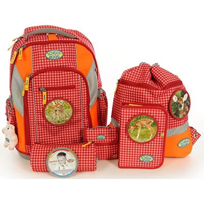 SCHOOL-MOOD Schulranzen-Set 7-tlg Loop Lissy Rehkitz Lissy SCHOOL-MOOD Schulranzen-Set 7-tlg Loop Lissy Rehkitz Lissy