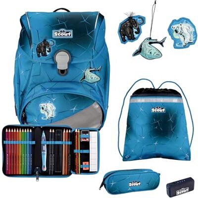 SCOUT Alpha Exklusiv Safety Light Polar Blue 5er-Set, ca. 20 l Volumen, ca. 1.200 g Gewicht (ohne abnehmbare Elemente) SCOUT Alpha Exklusiv Safety Light Polar Blue 5er-Set, ca. 20 l Volumen, ca. 1.200 g Gewicht (ohne abnehmbare Elemente)