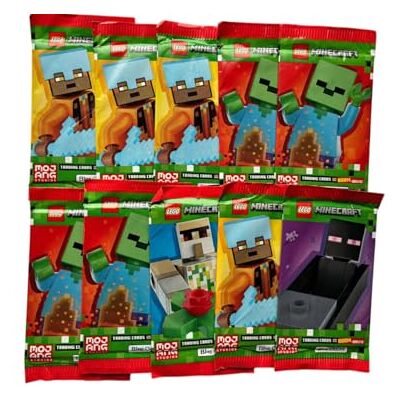 Lego Minecraft Serie 2 Blue Ocean Boom Bastic 10x Booster Packs insgesamt 60 Karten Sammelkartenspiel TCG Lego Minecraft Serie 2 Blue Ocean Boom Bastic 10x Booster Packs insgesamt 60 Karten Sammelkartenspiel TCG