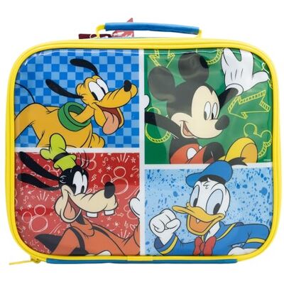 Stor Isolierte Lunchbag Micky Maus mit Griff und Reißverschluss Thermische Snack-Tasche für Kinder Jungen Mädchen Robuste Kühltasche aus Textilgewebe Stor Isolierte Lunchbag Micky Maus mit Griff und Reißverschluss Thermische Snack-Tasche für Kinder Jungen Mädchen Robuste Kühltasche aus Textilgewebe